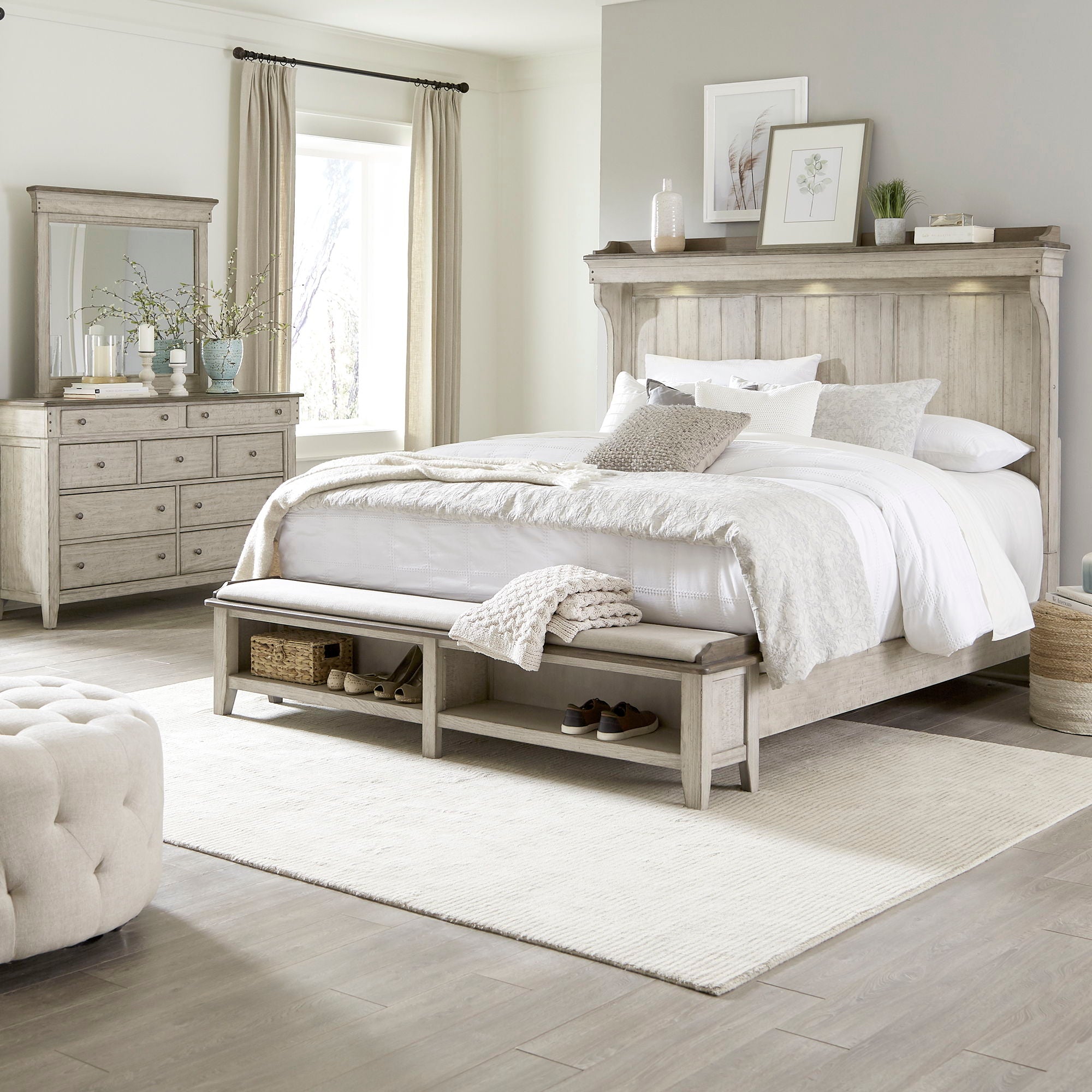 Liberty Furniture Ivy Hollow - Mantle Storage Bedroom Set | Meri Furniture