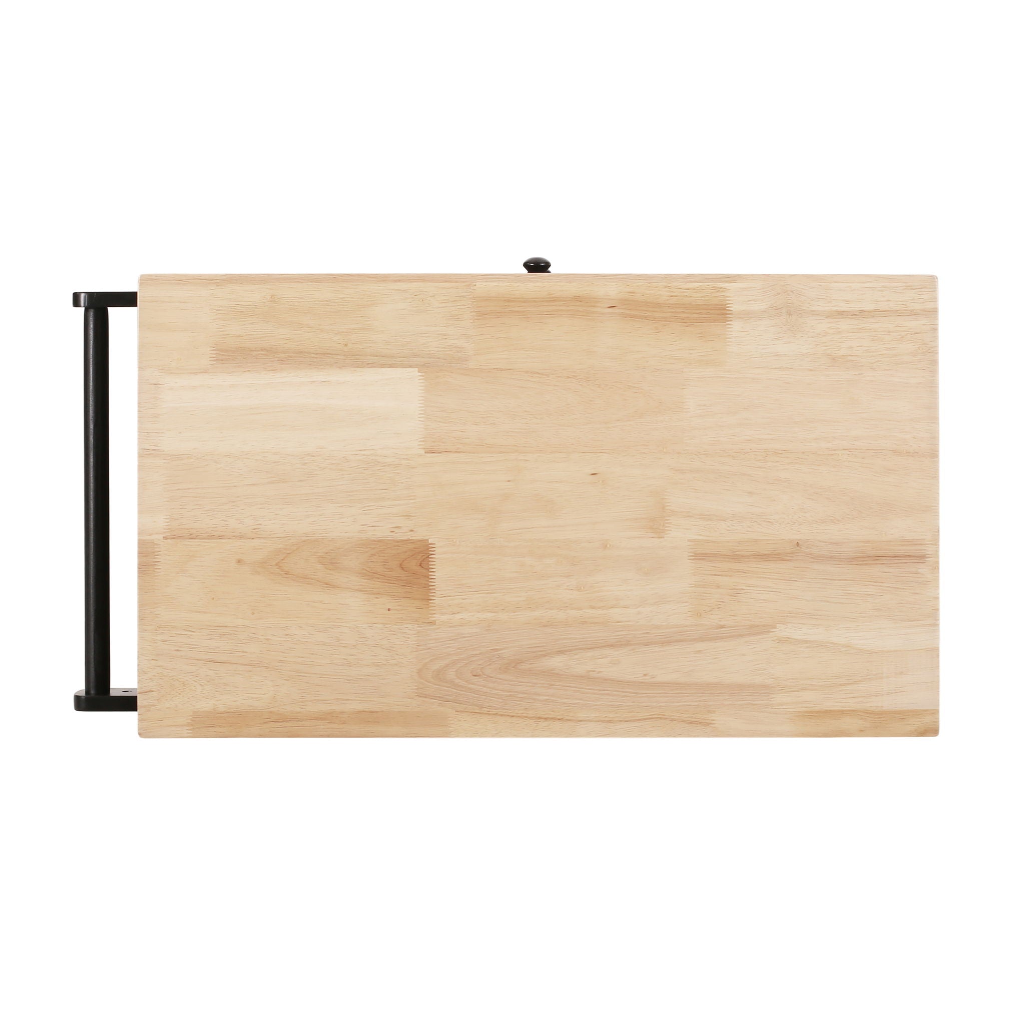 Lanier - Kitchen Cart With Wheels - Black