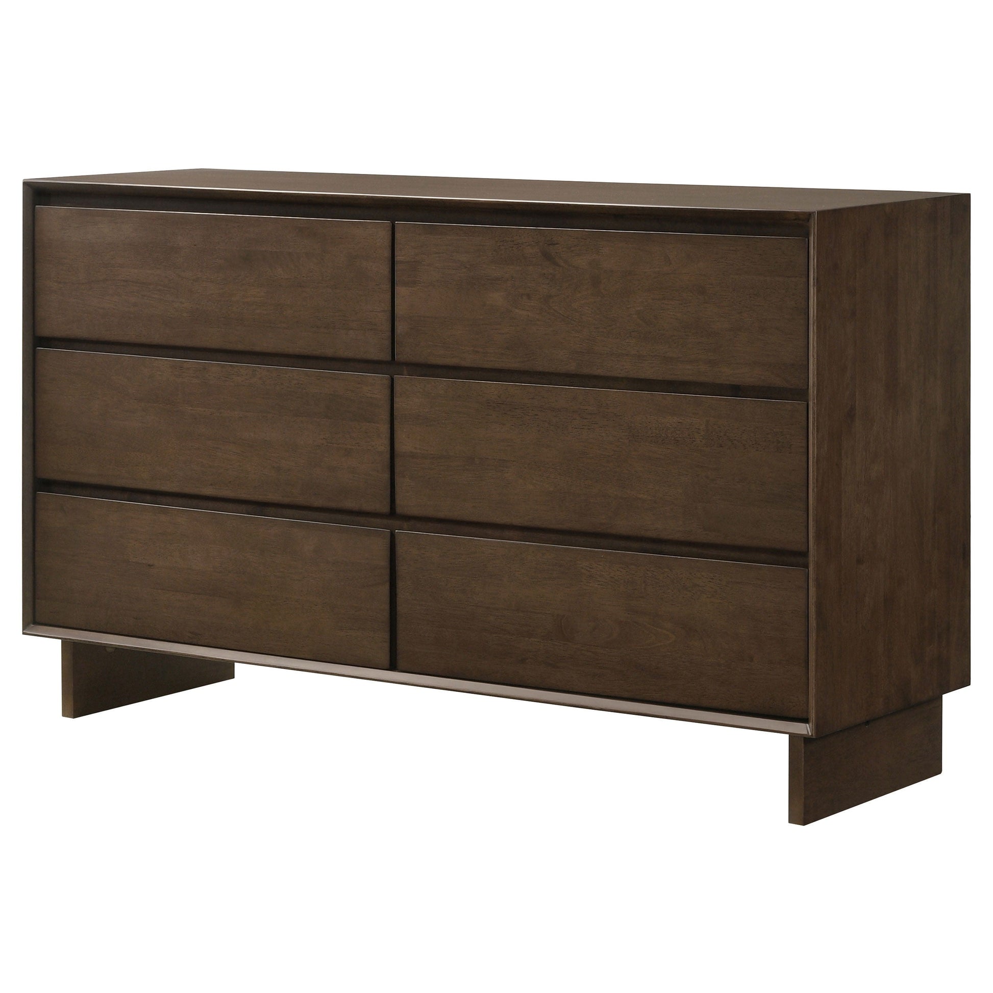 Coaster Fine Furniture Glenwood - 6-Drawer Dresser Cabinet - Warm Brown | Meri Furniture