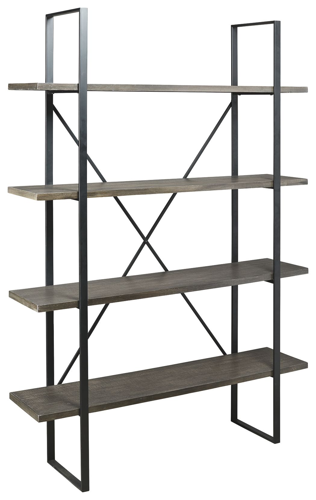 Ashley Furniture Gilesgrove - Black / Gray - Bookcase | Meri Furniture