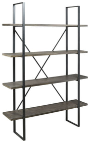 Ashley Furniture Gilesgrove - Black / Gray - Bookcase | Meri Furniture