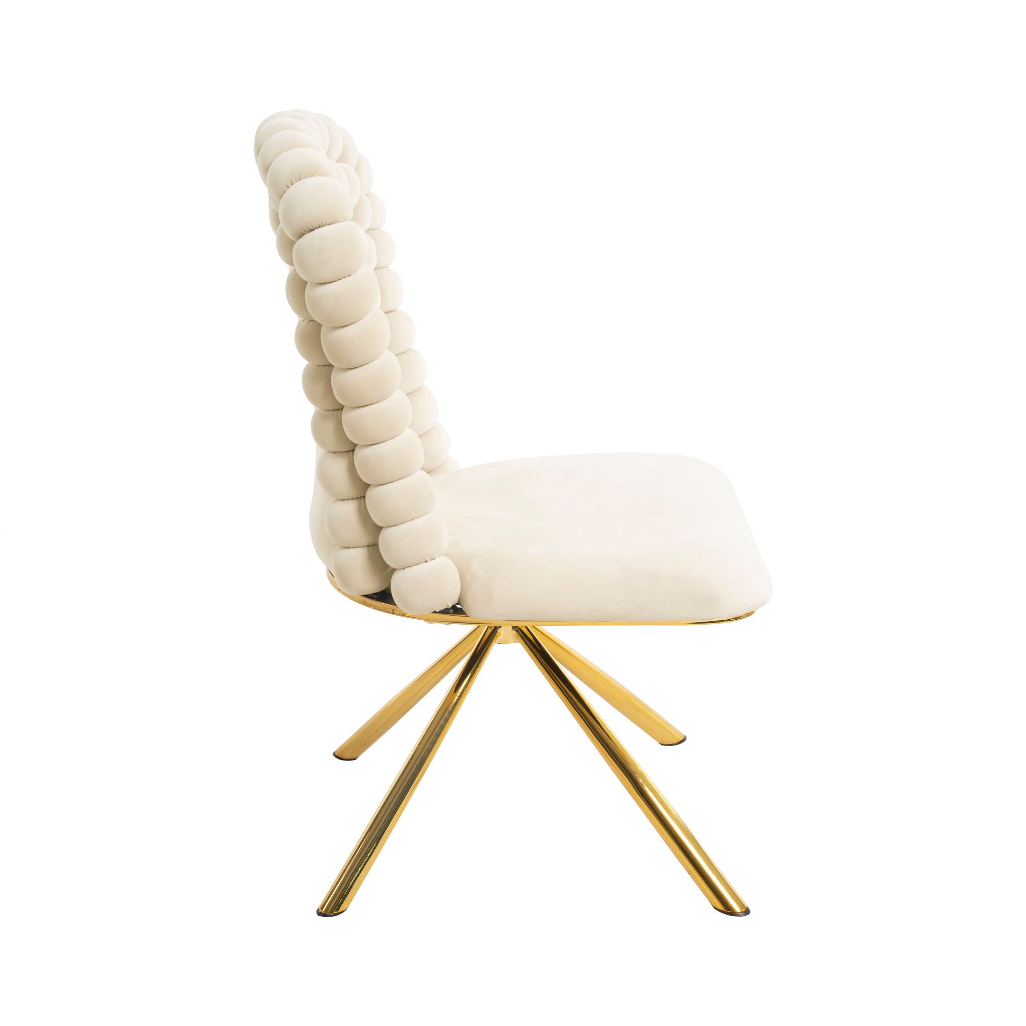 Upholstered Swivel Dining Chairs (Set of 2)