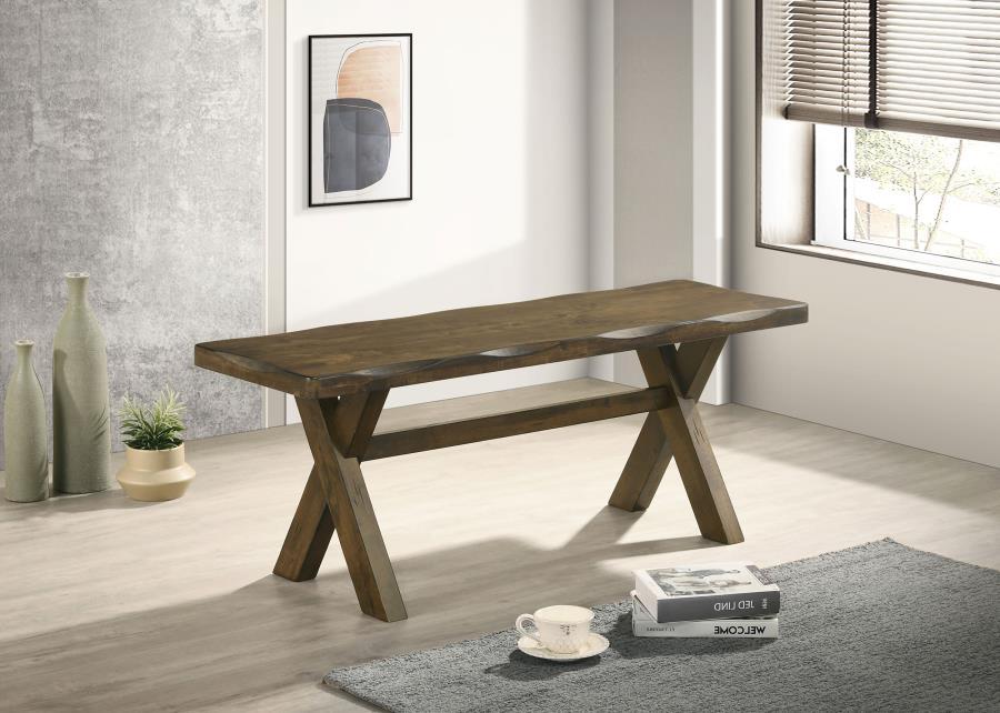 Coaster Fine Furniture Alston - Wood Dining Bench - Knotty Nutmeg | Meri Furniture