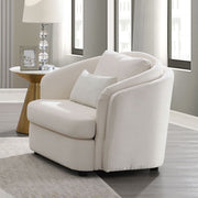 ACME Mariko - Chair With Pillow - Beige Linen | Meri Furniture