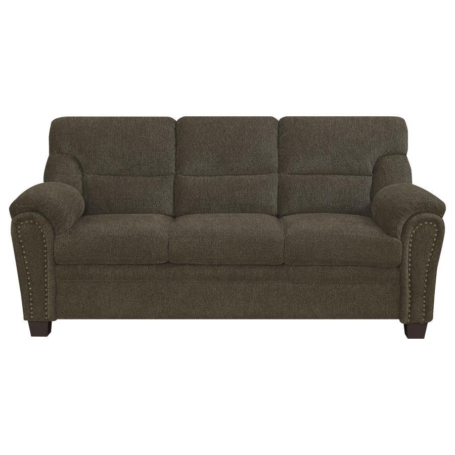 Coaster Fine Furniture Clementine - Upholstered Padded Arm Sofa | Meri Furniture