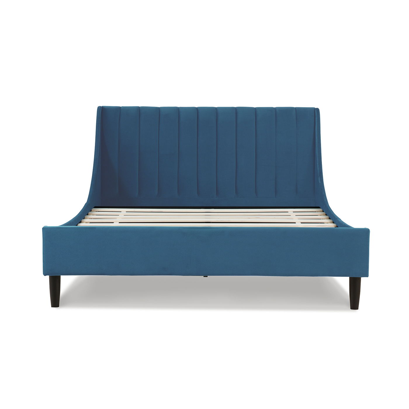 Aspen - Vertical Tufted Modern Headboard Platform Bed Set