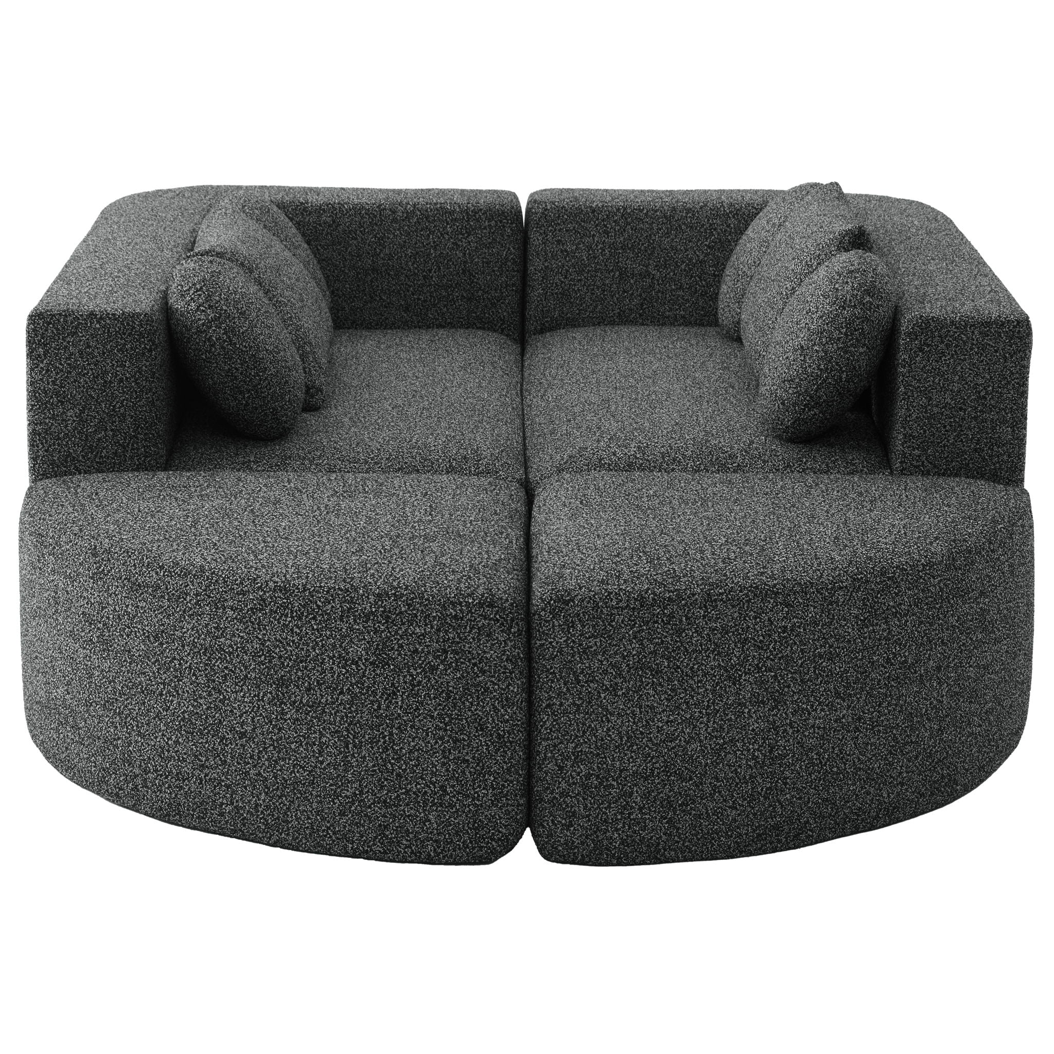 Boneless - Couch Modular Sectional Sofa With Deep Seating And Curved Design
