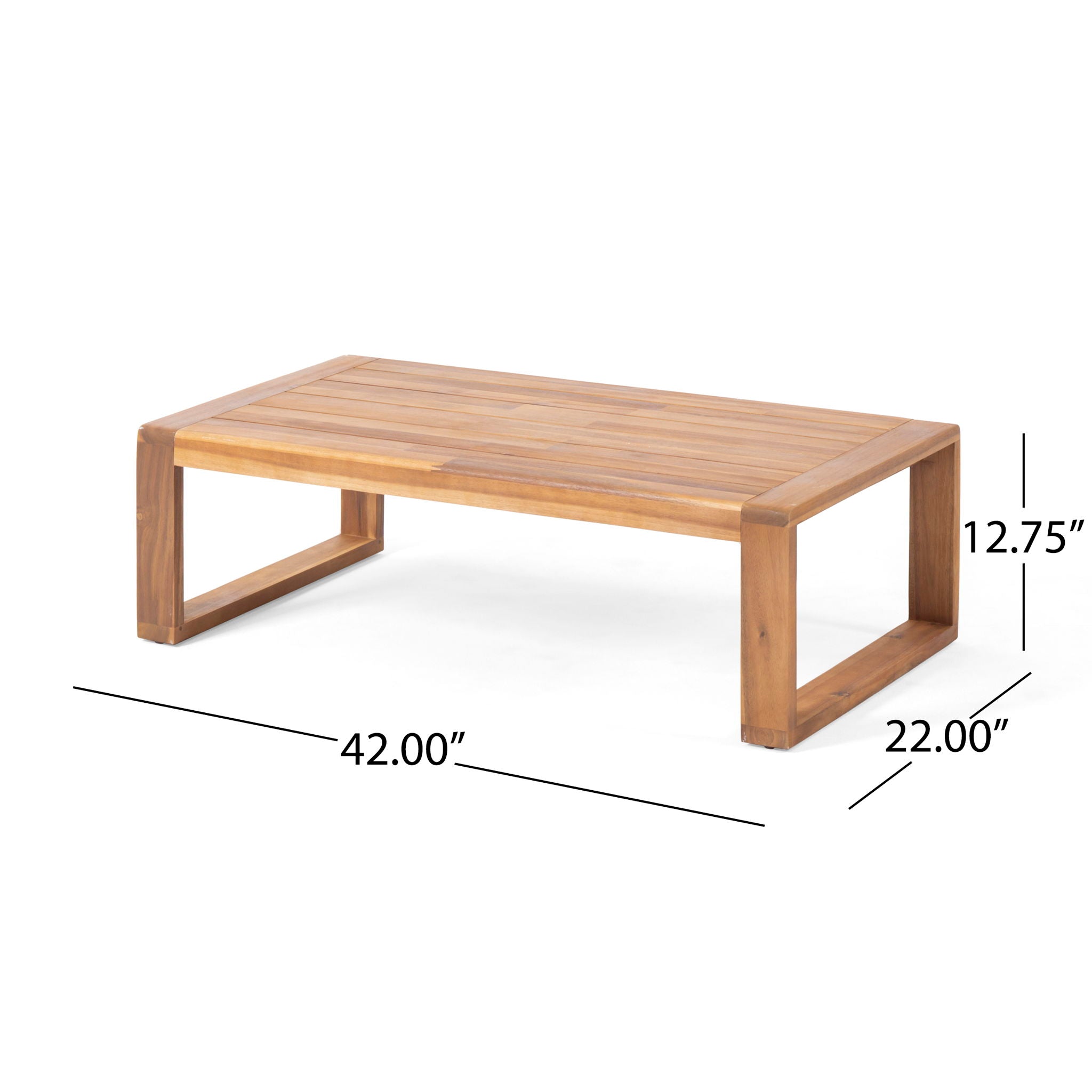 Paloma - Contemporary Loveseat And Coffee Table Set With Weather Resistant Cushions