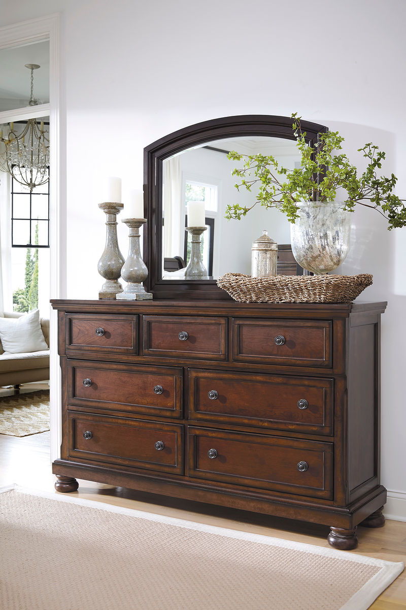 Ashley Furniture Porter - Dresser, Mirror | Meri Furniture