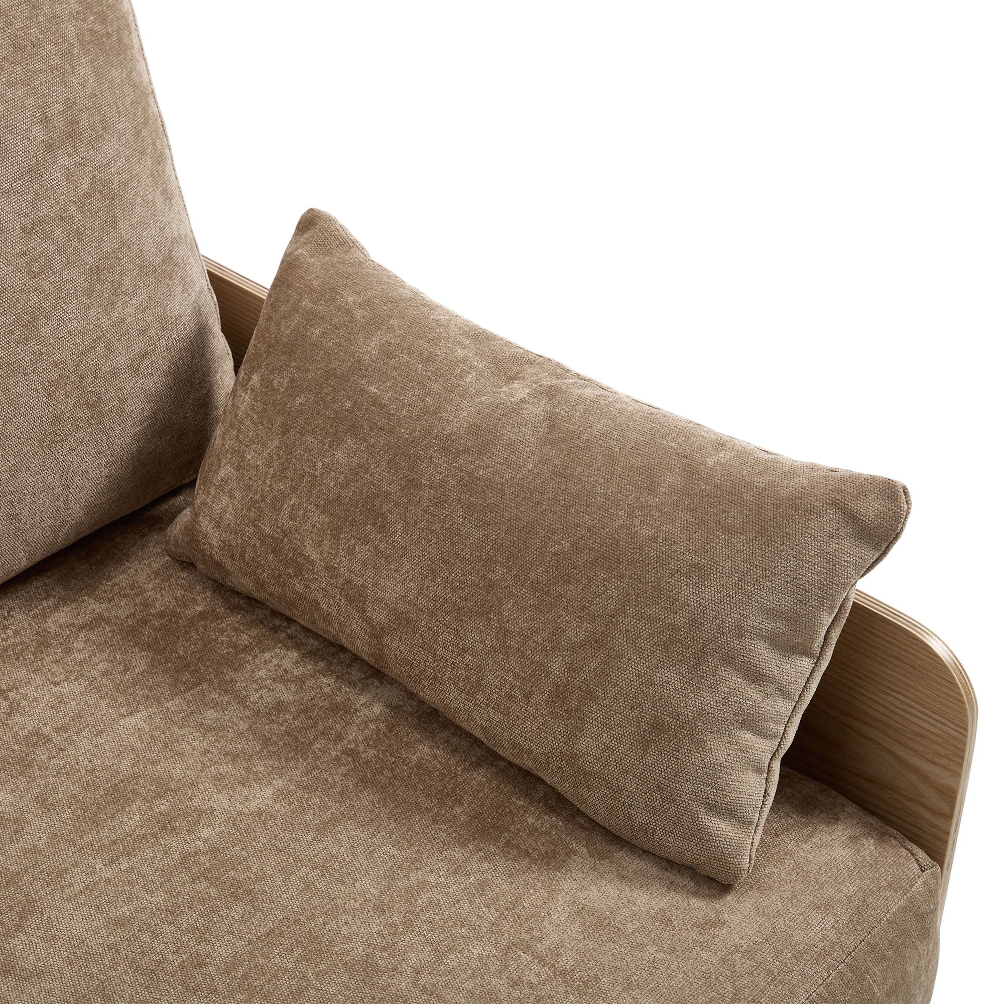 Mid Century Modern Foldable Sofa Bed, 3 In 1 Convertible Sleeper With 3 Pillows