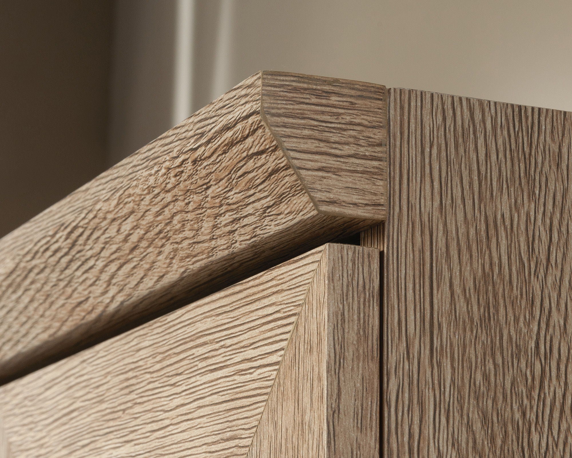 Home Storage Cabinet in Brushed Oak