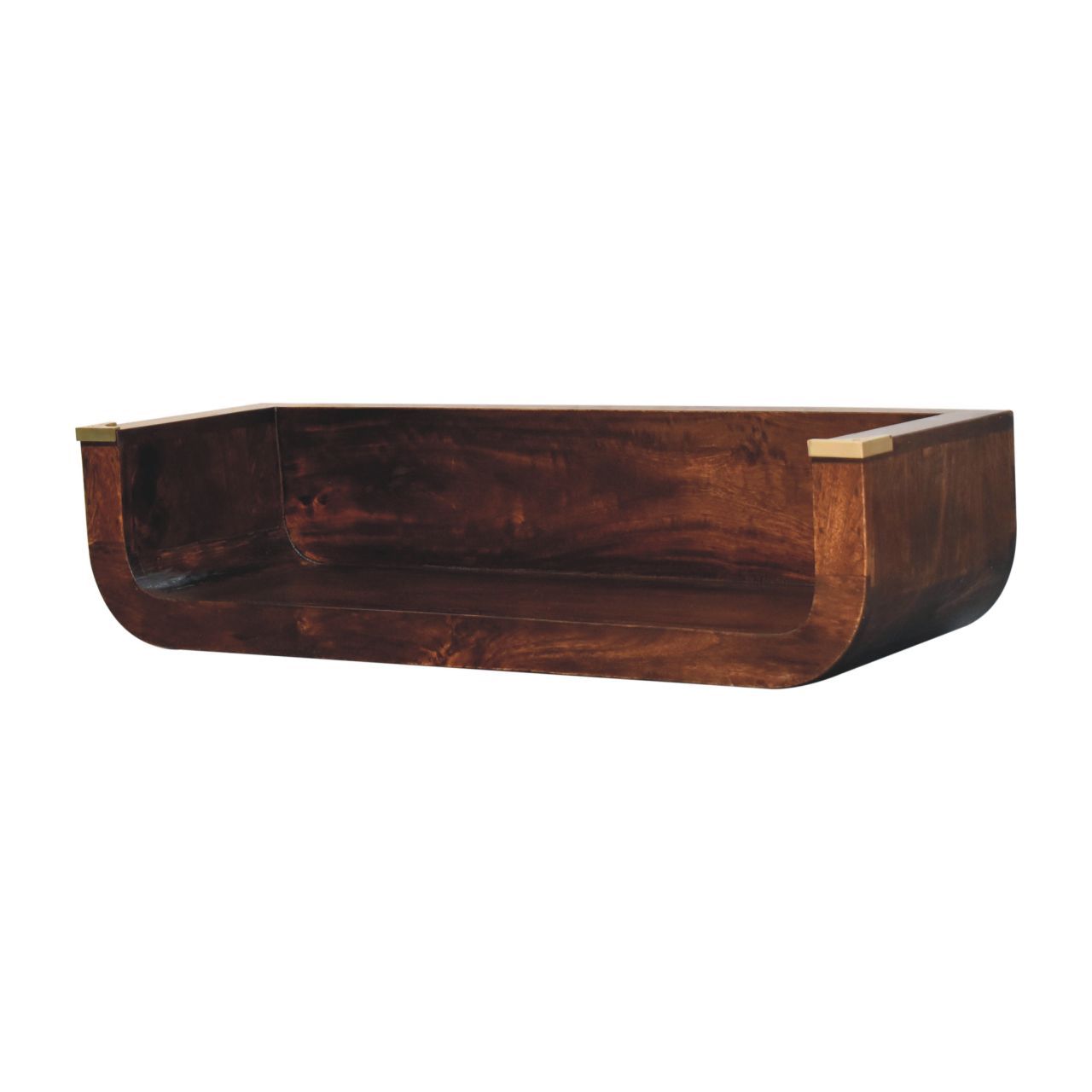 Indira Floating Console Table - Walnut