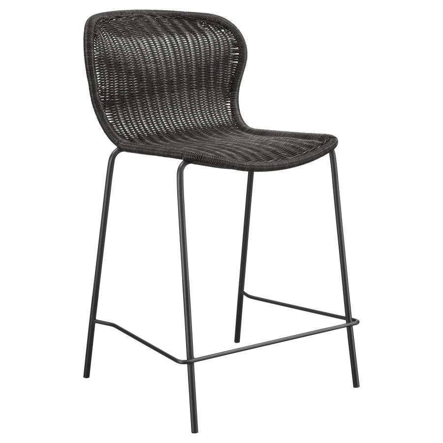Coaster Fine Furniture Mckinley - Faux Rattan Metal Chair (Set of 2) | Meri Furniture