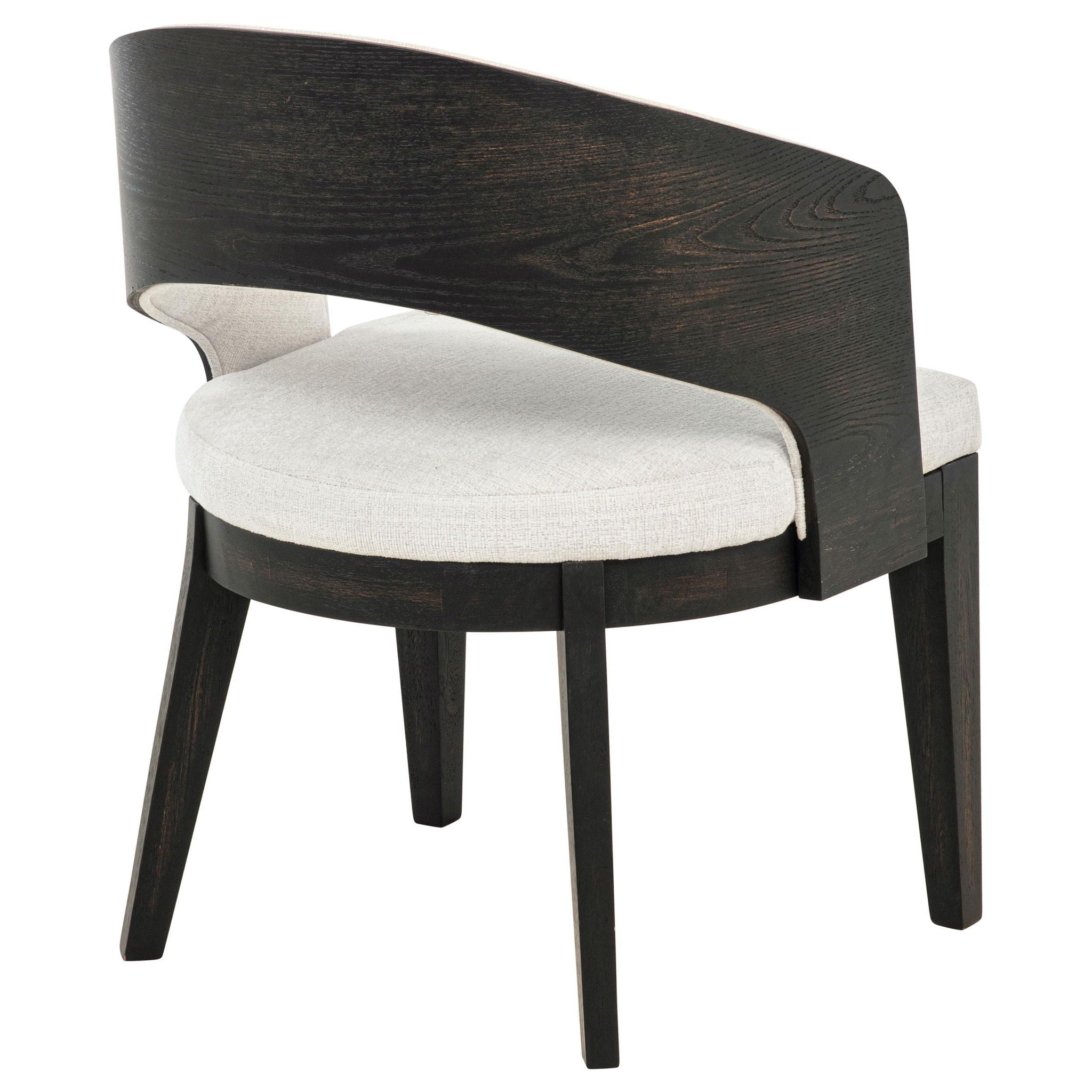 Leandro Upholstered Dining Arm Chair Cream (Set of 2)