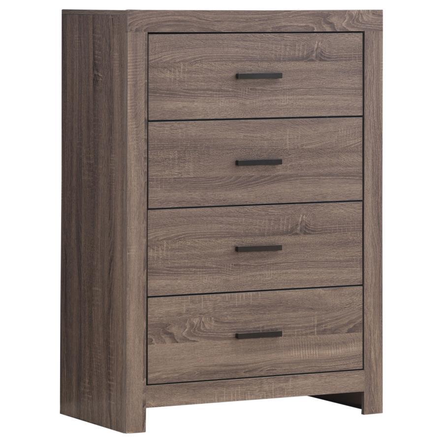 Coaster Fine Furniture Brantford - 4-Drawer Bedroom Chest | Meri Furniture