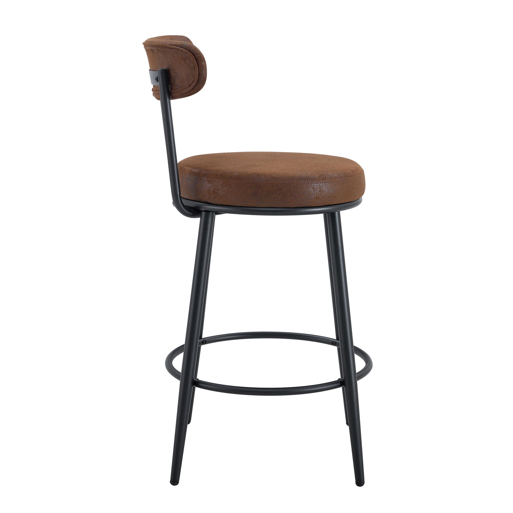 Fashionable Ergonomic High Legged Bar Chairs (Set of 2)