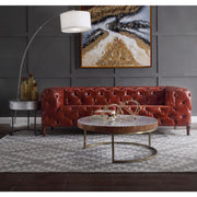 ACME Orsin - Sofa - Merlot Top Grain Leather | Meri Furniture