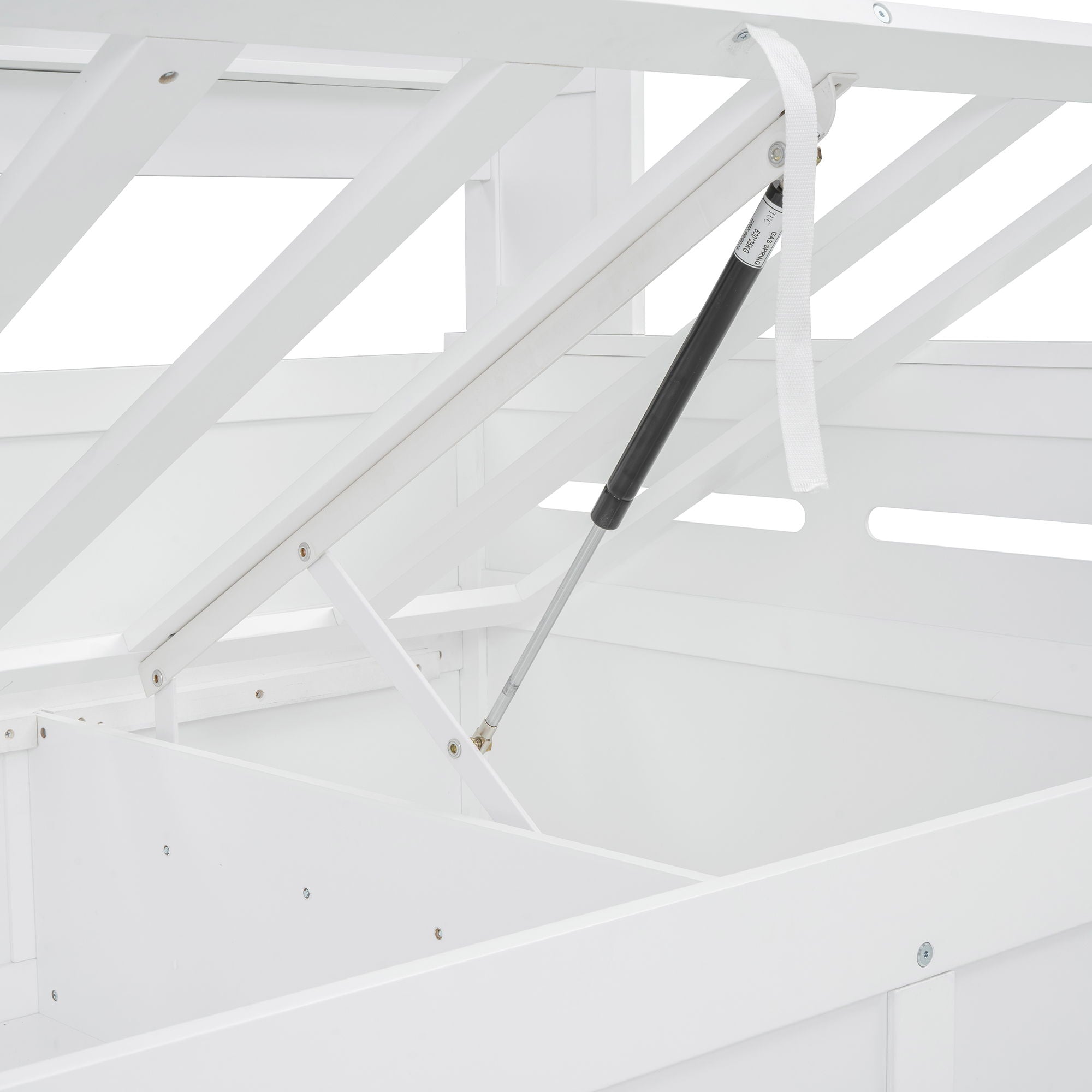 Daybed With All-In-One Cabinet And Shelf