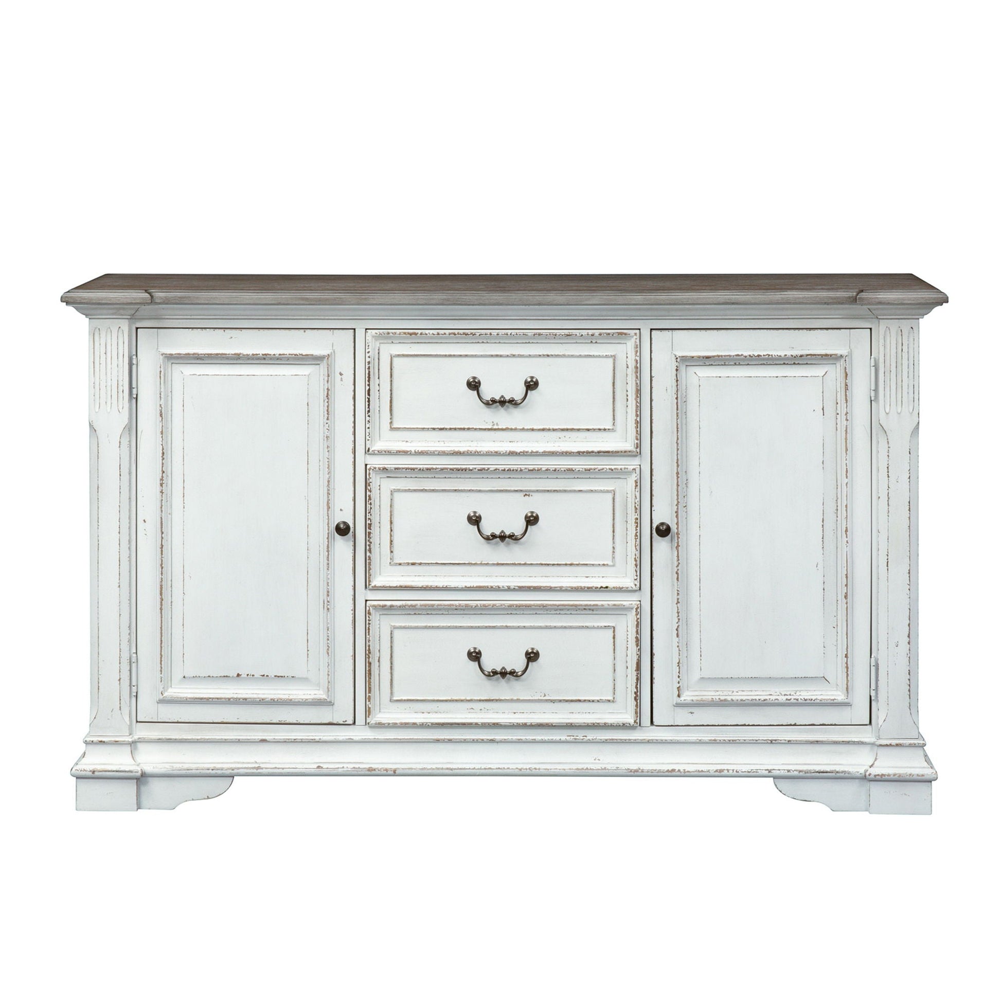 Liberty Furniture Abbey Park - Buffet - White | Meri Furniture