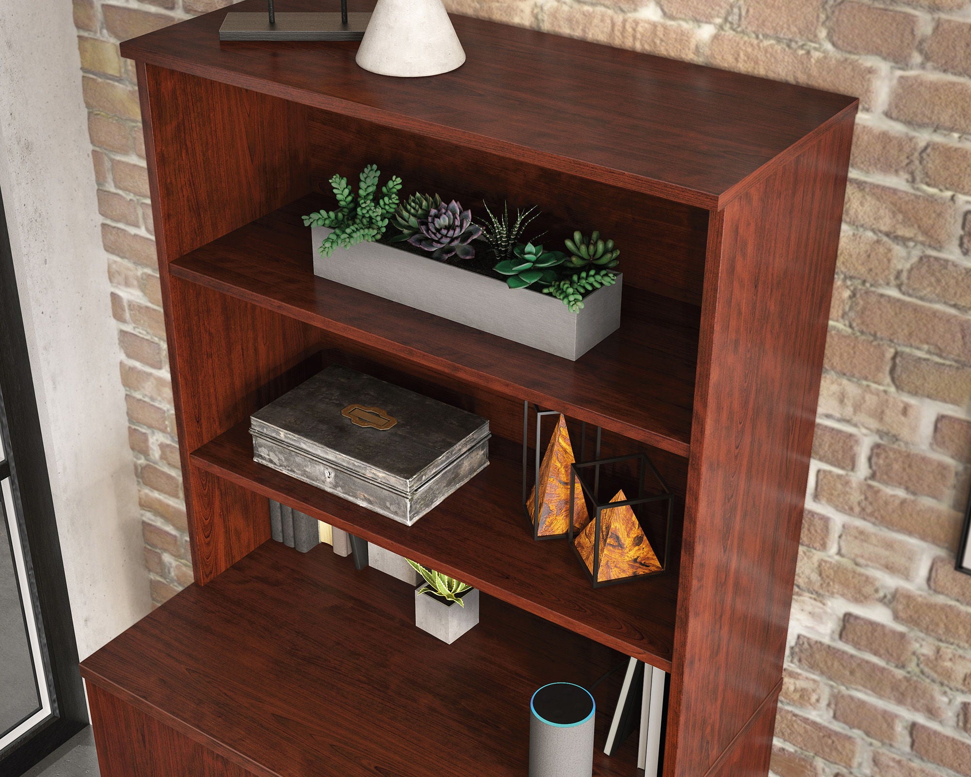 2-Shelf Hutch for Cabinet in Cherry