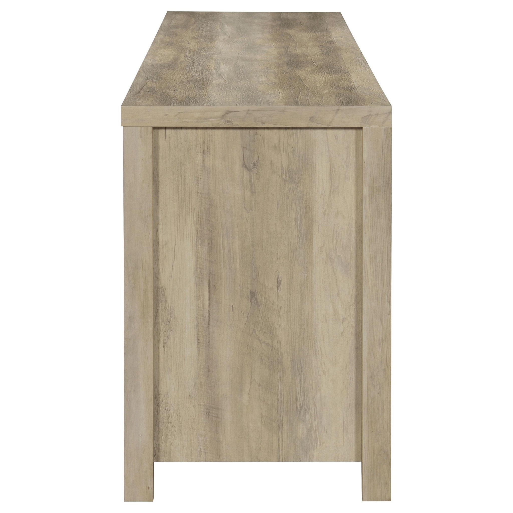 Madra 2-door Engineered Wood 79-inch TV Stand Distressed Pine