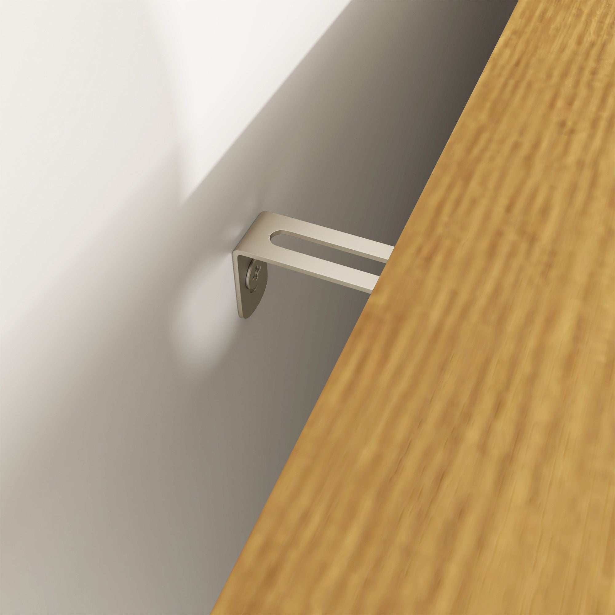 Modern Minimalist Shoe Cabinet With Sliding Door Design - White