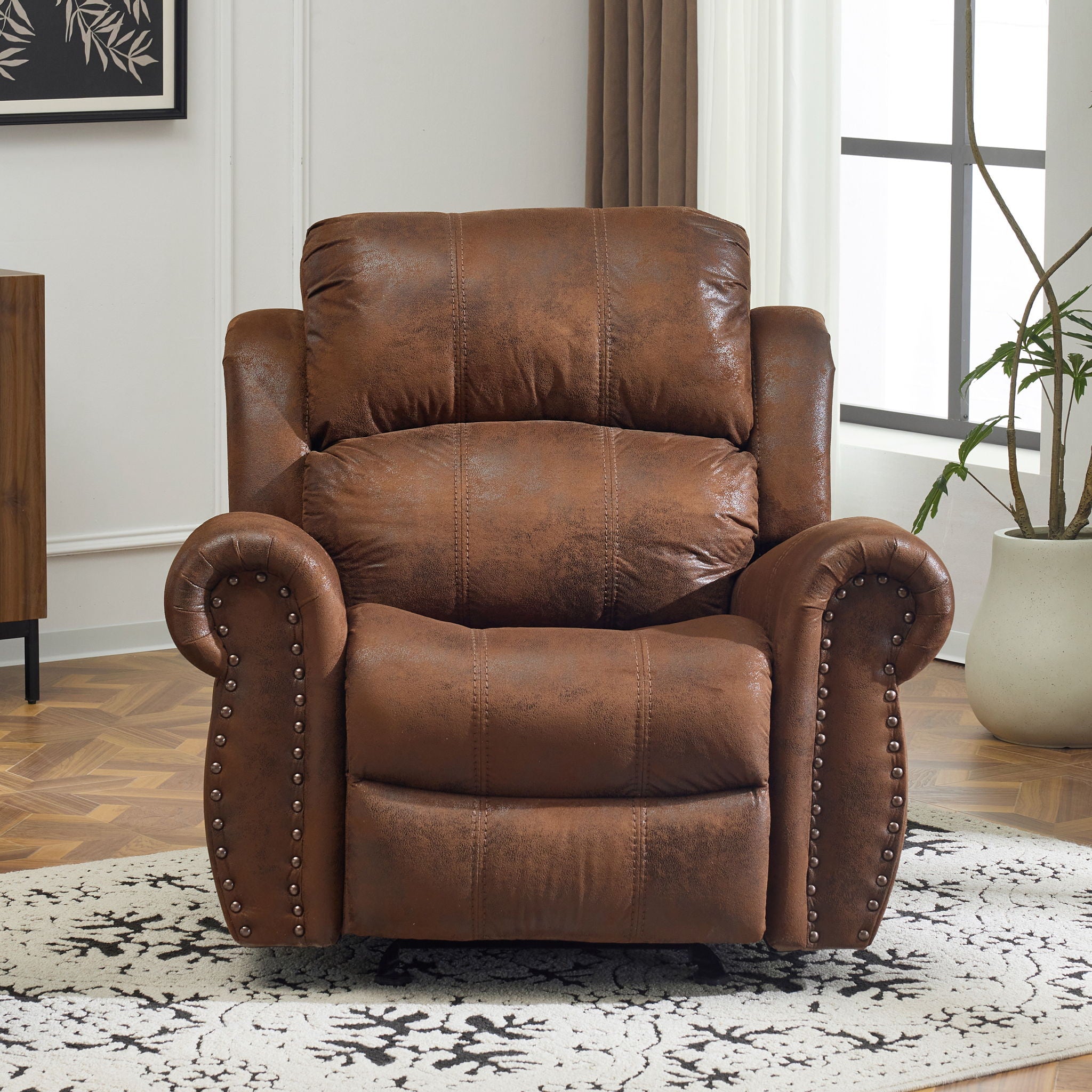 Wide Standard Manual Glider Recliner