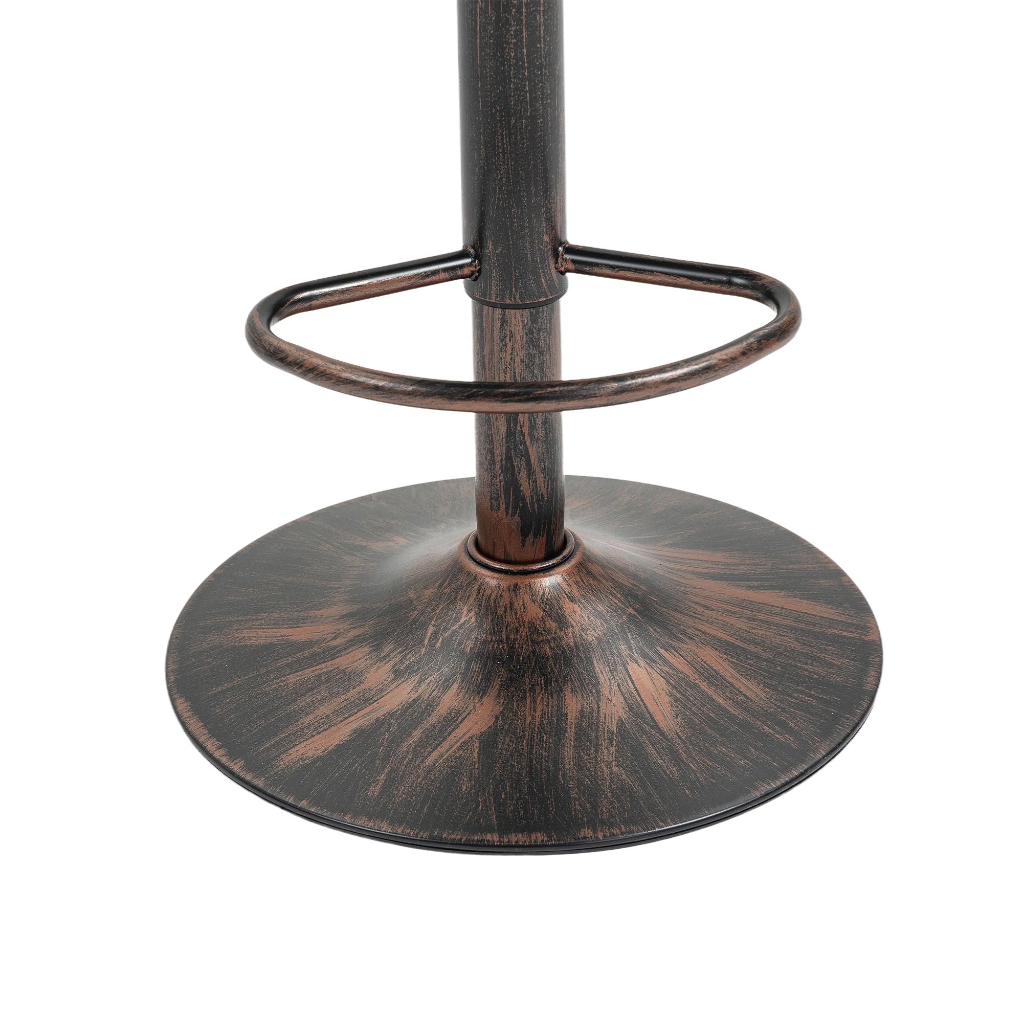 Modern Swivel Bar Stools Adjustable Counter Chairs With Footrest (Set of 2)