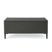 Rupert - Storage Unit Resin Wicker Outdoor