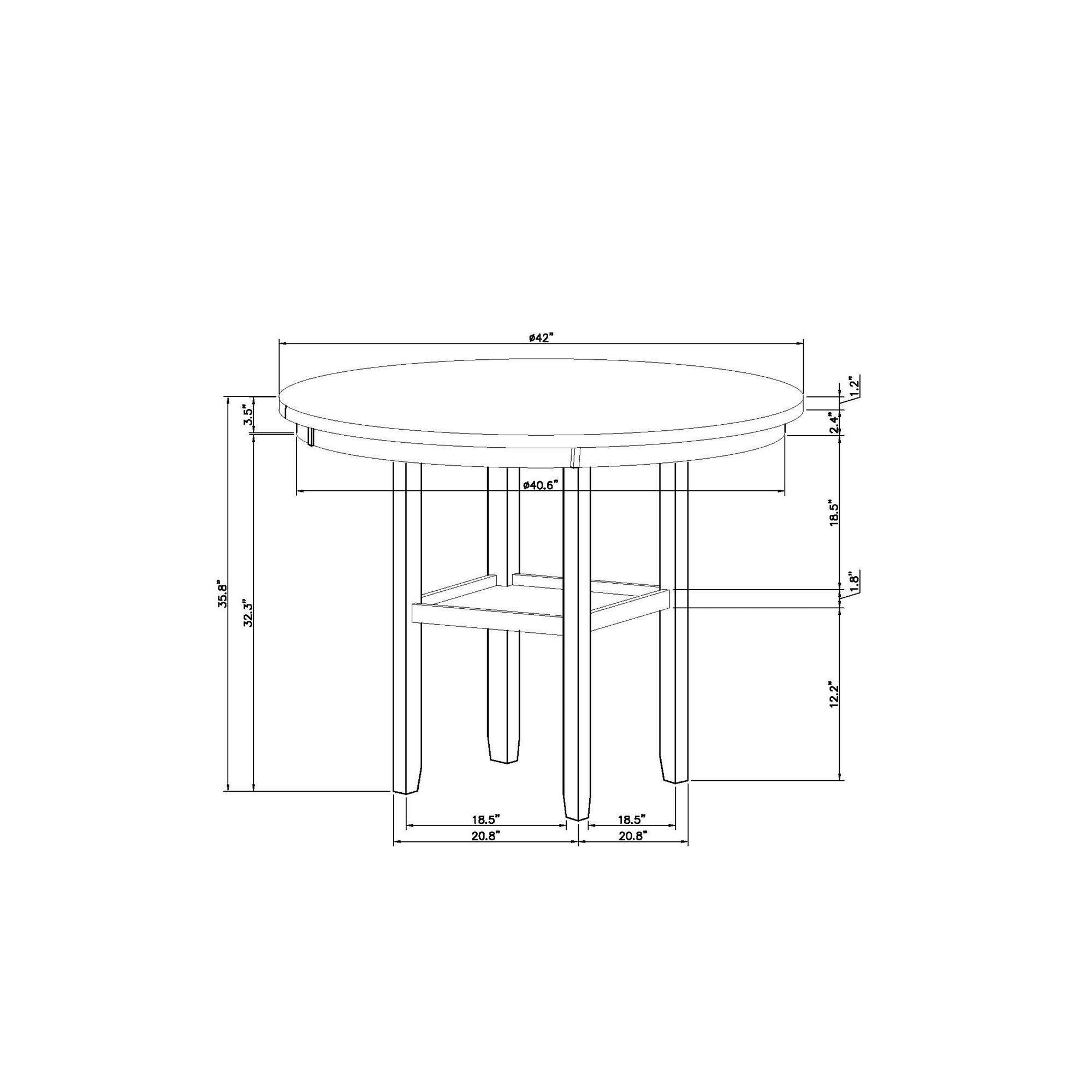 Greta - Bar Table - Antique White