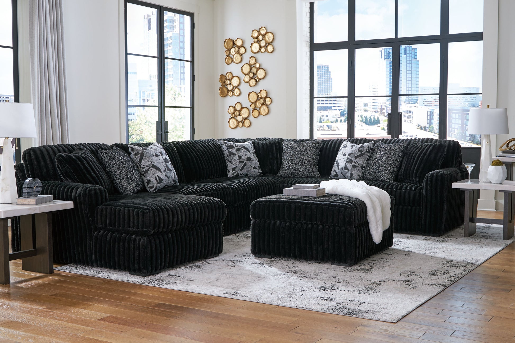 Signature Design by Ashley® Midnight-Madness - Sectional Set | Meri Furniture
