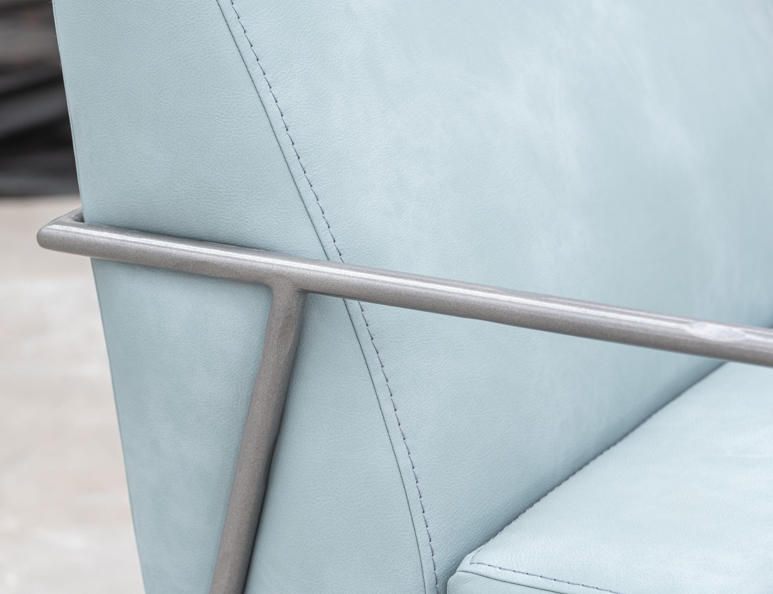 International Furniture Direct Aragon - Armchair - Blue | Meri Furniture