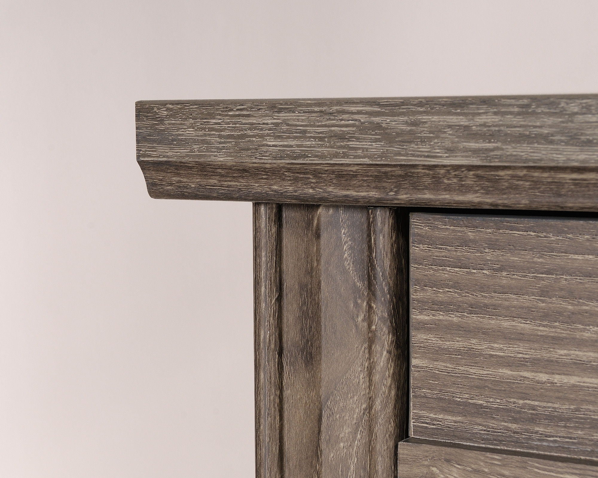 L-Shaped Desk in Emery Oak