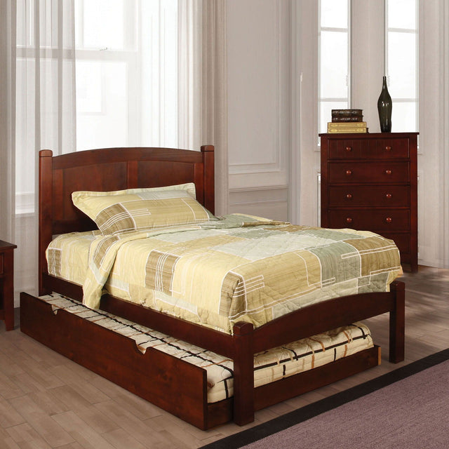 Furniture of America Cara - Twin Bed - Cherry | Meri Furniture