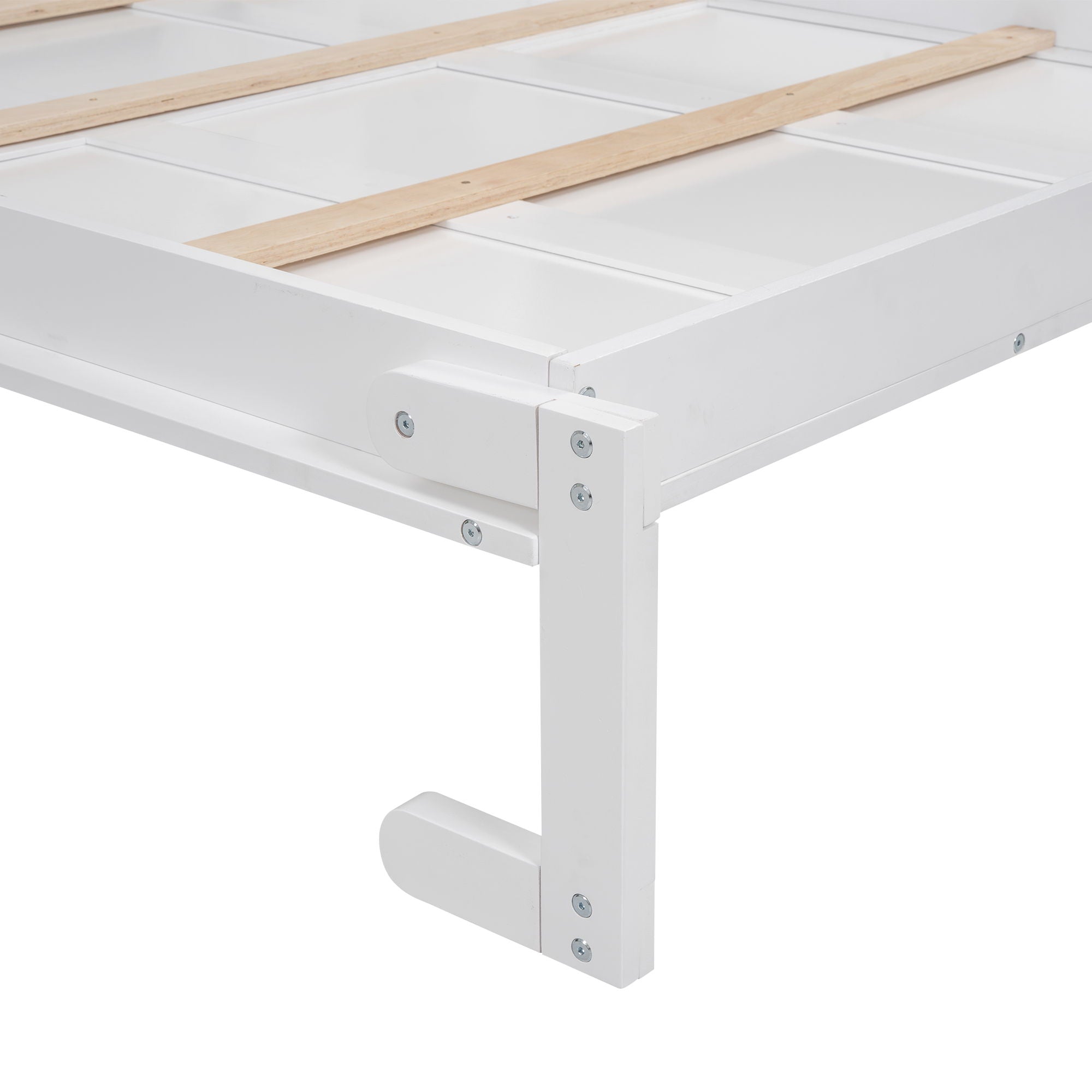 Wall Murphy Bed With Shelves And LED Lights