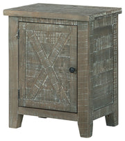 Ashley Furniture Pierston - Gray - Accent Cabinet | Meri Furniture