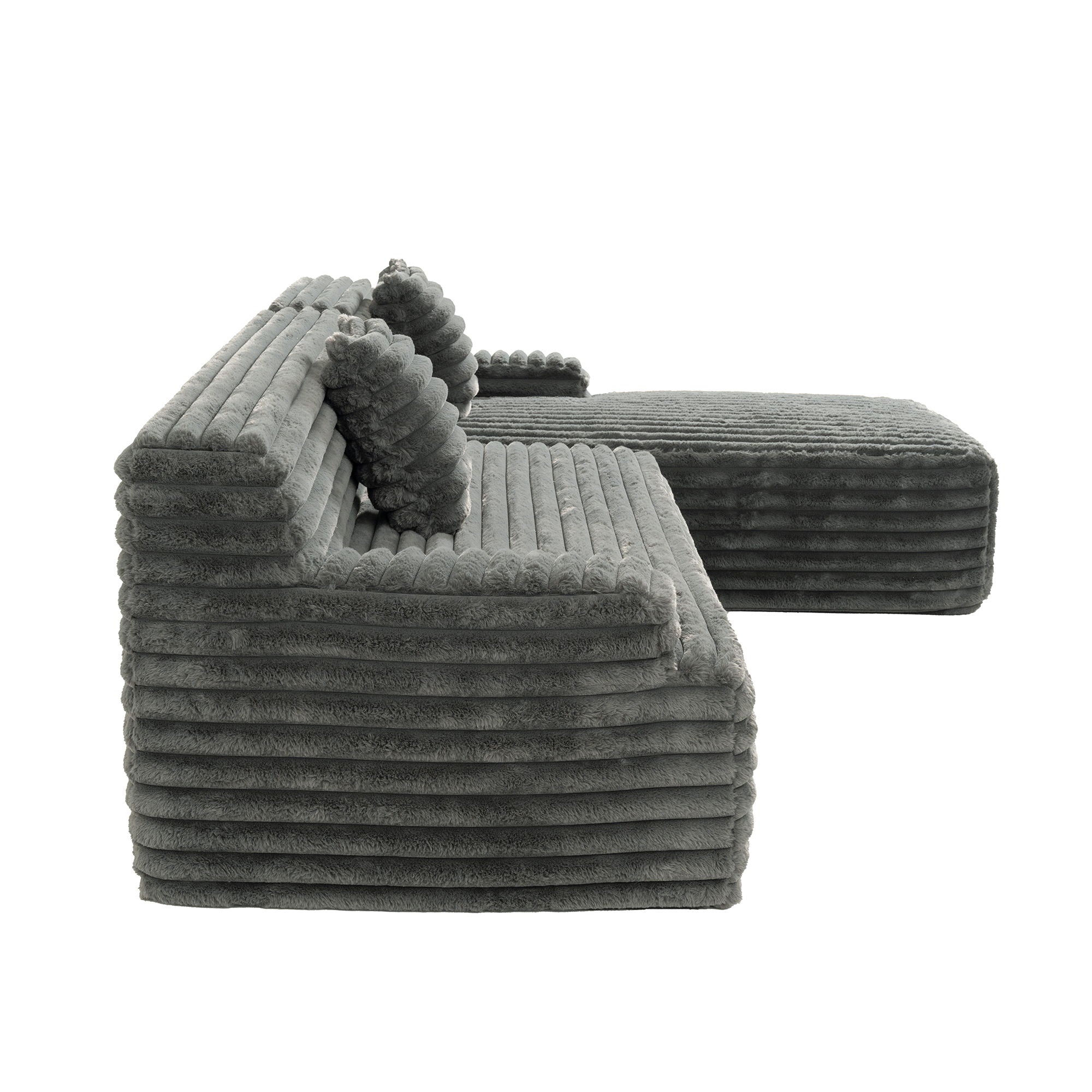 Cloud Sectional Sofa Upholstered Couch Free Combined Sofa