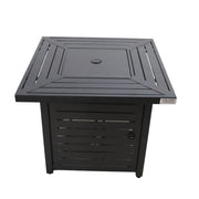 Propane & Gas Fire Pit Table - Black