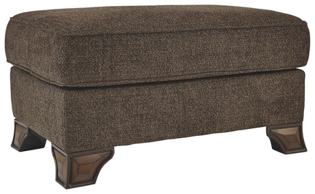 Ashley Furniture Miltonwood - Teak - Ottoman | Meri Furniture