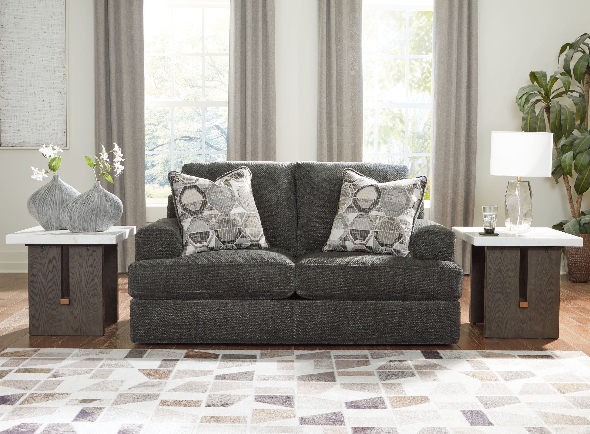 Signature Design by Ashley® Karinne - Loveseat | Meri Furniture