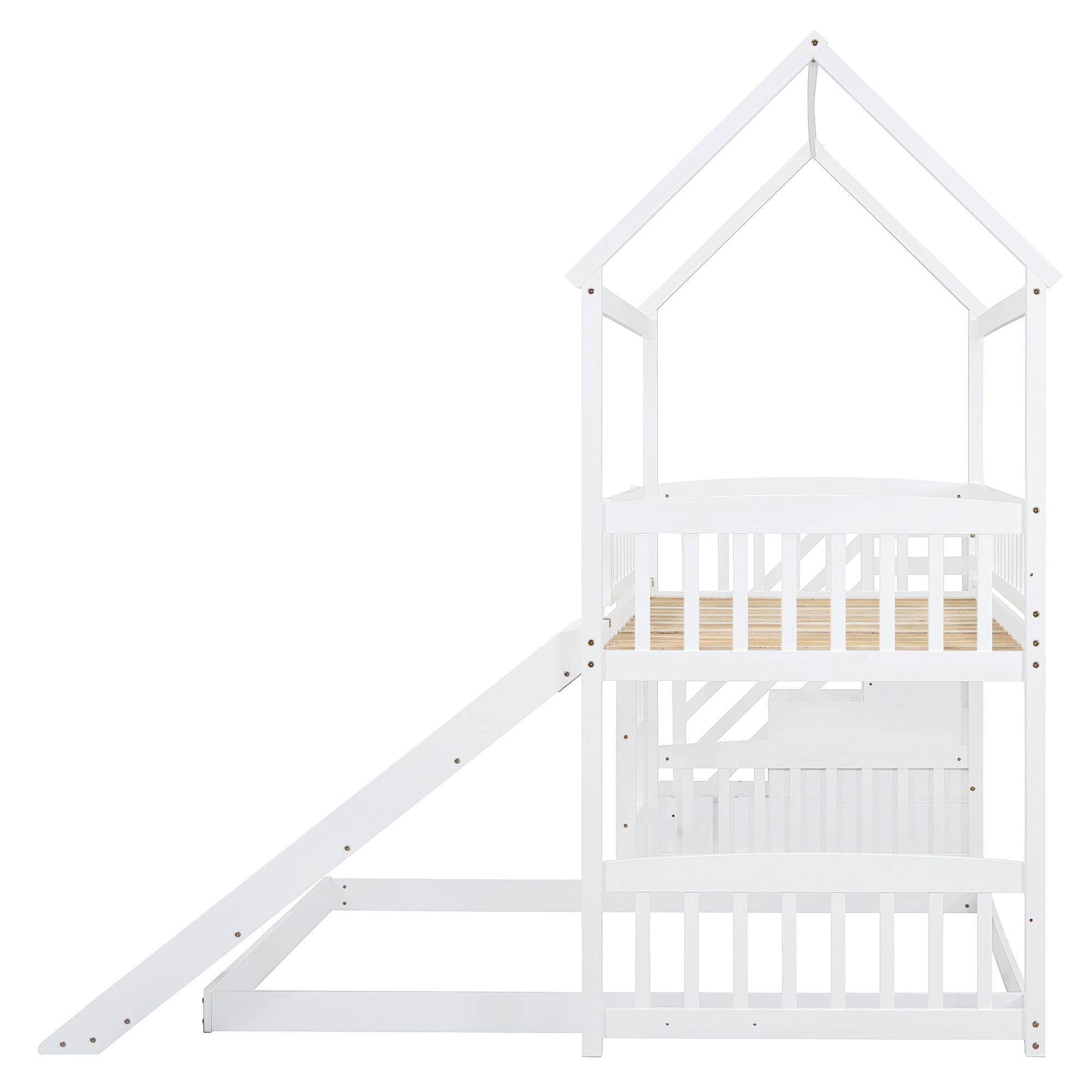 House Bunk Bed With Slide
