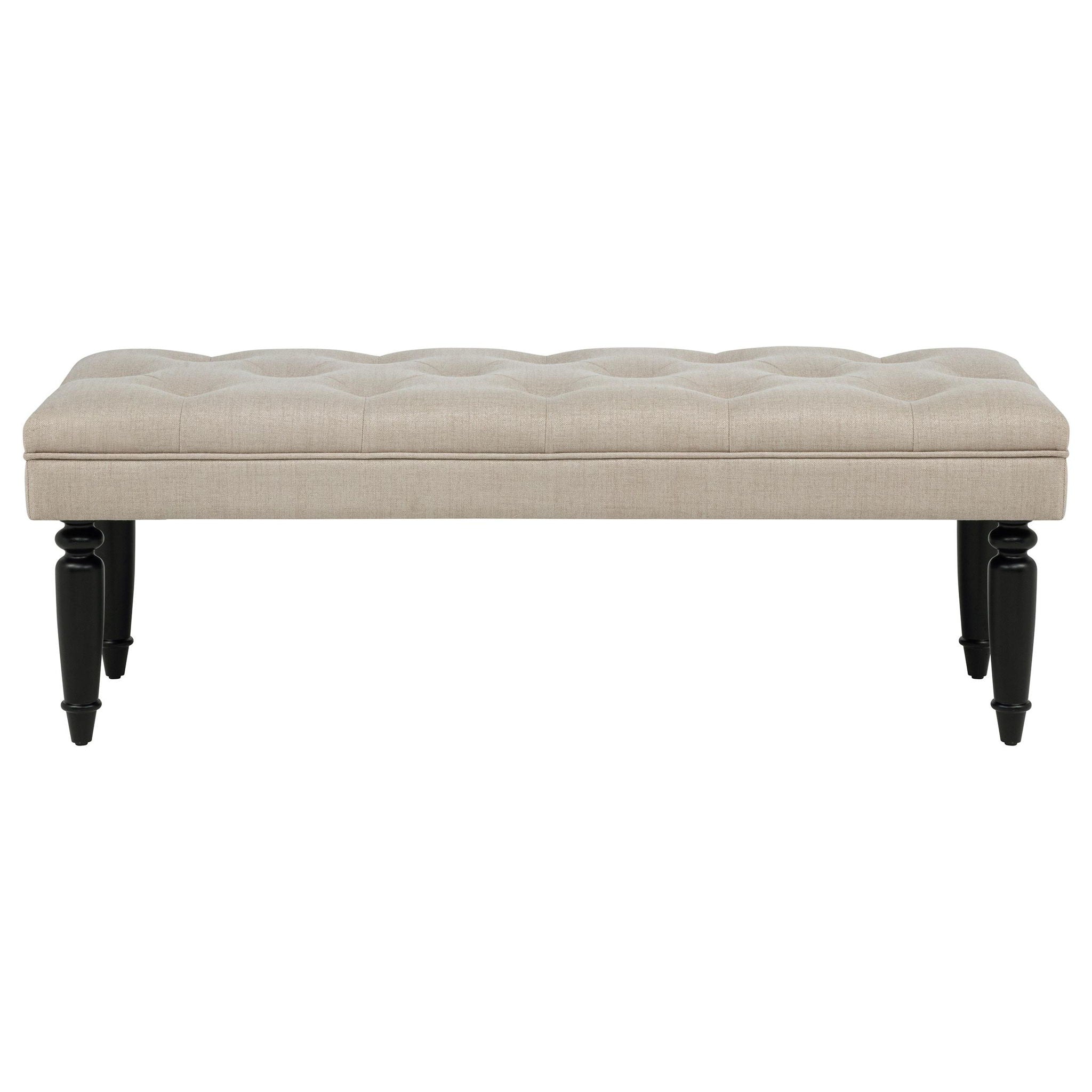 Marsha 52-inch Upholstered Entryway Accent Bench Latte