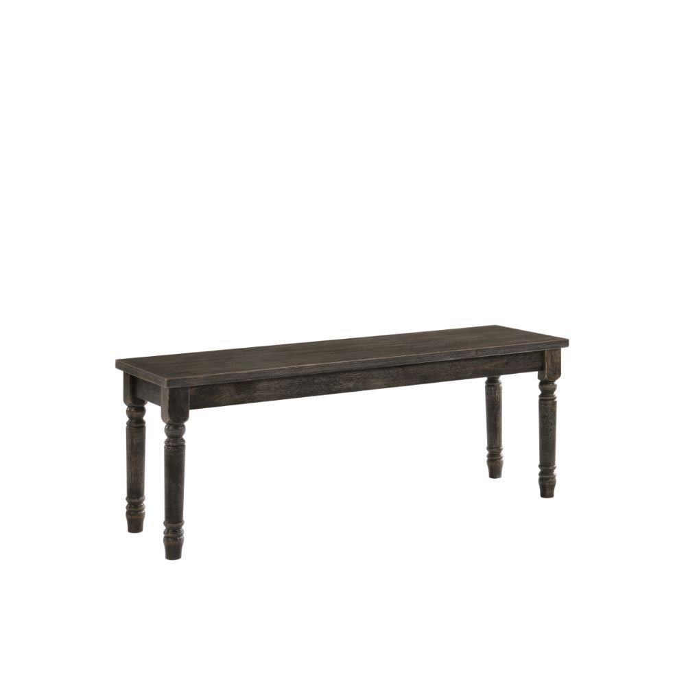 ACME Claudia II - Bench - Weathered Gray | Meri Furniture