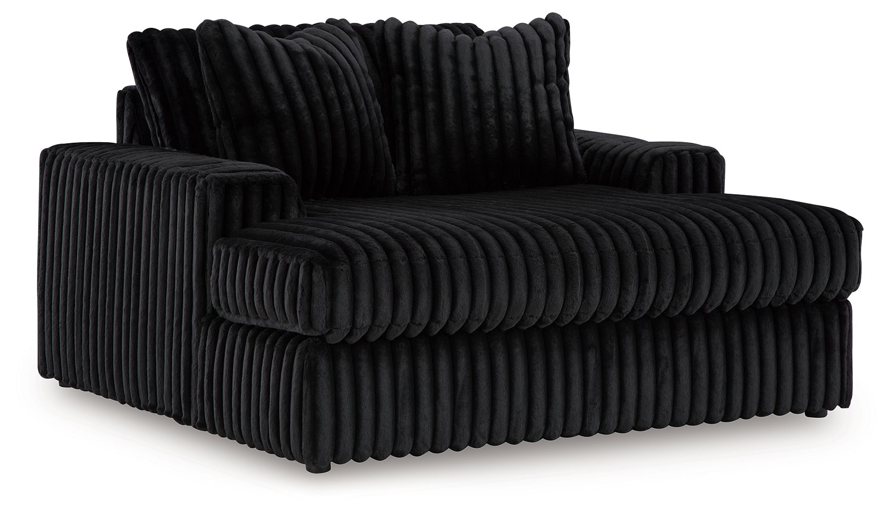 Signature Design by Ashley® Midnight-madness - Onyx - Oversized Chaise | Meri Furniture