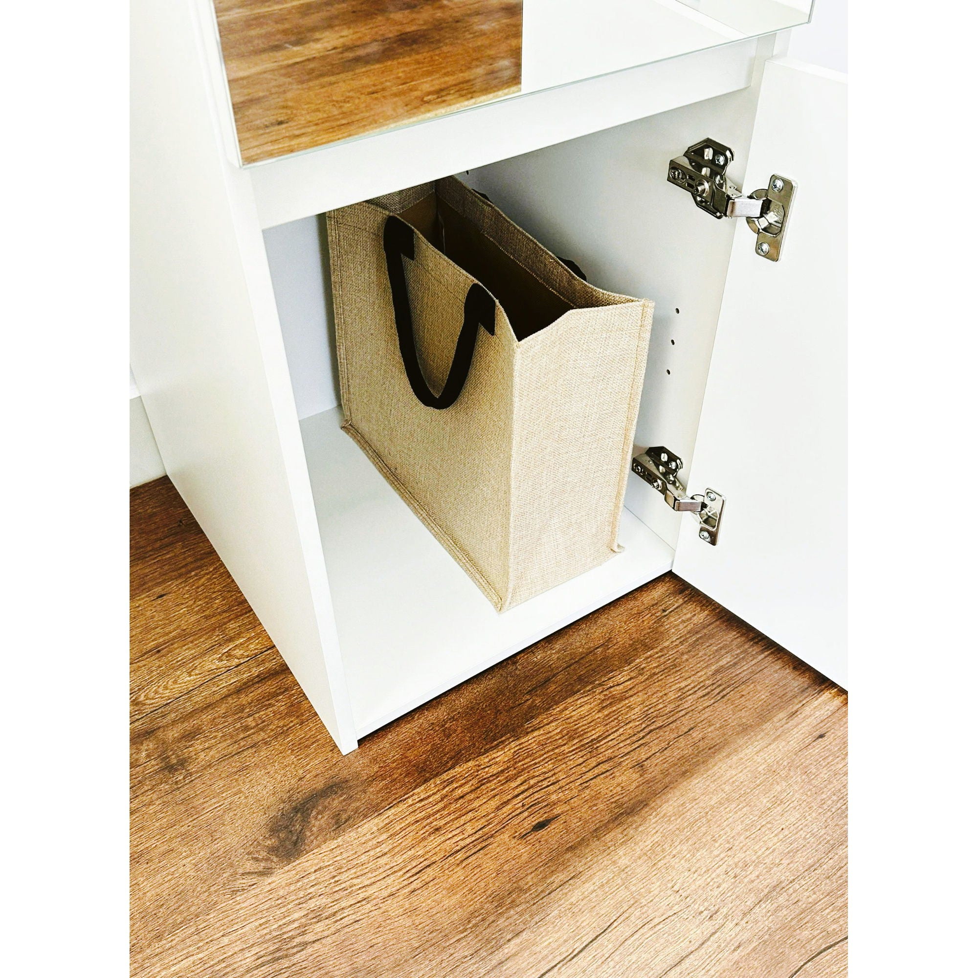 Elise - Slim Modular Wood Closet Cabinet With Drawers In Durable Melamine And Wood 71" Height - White