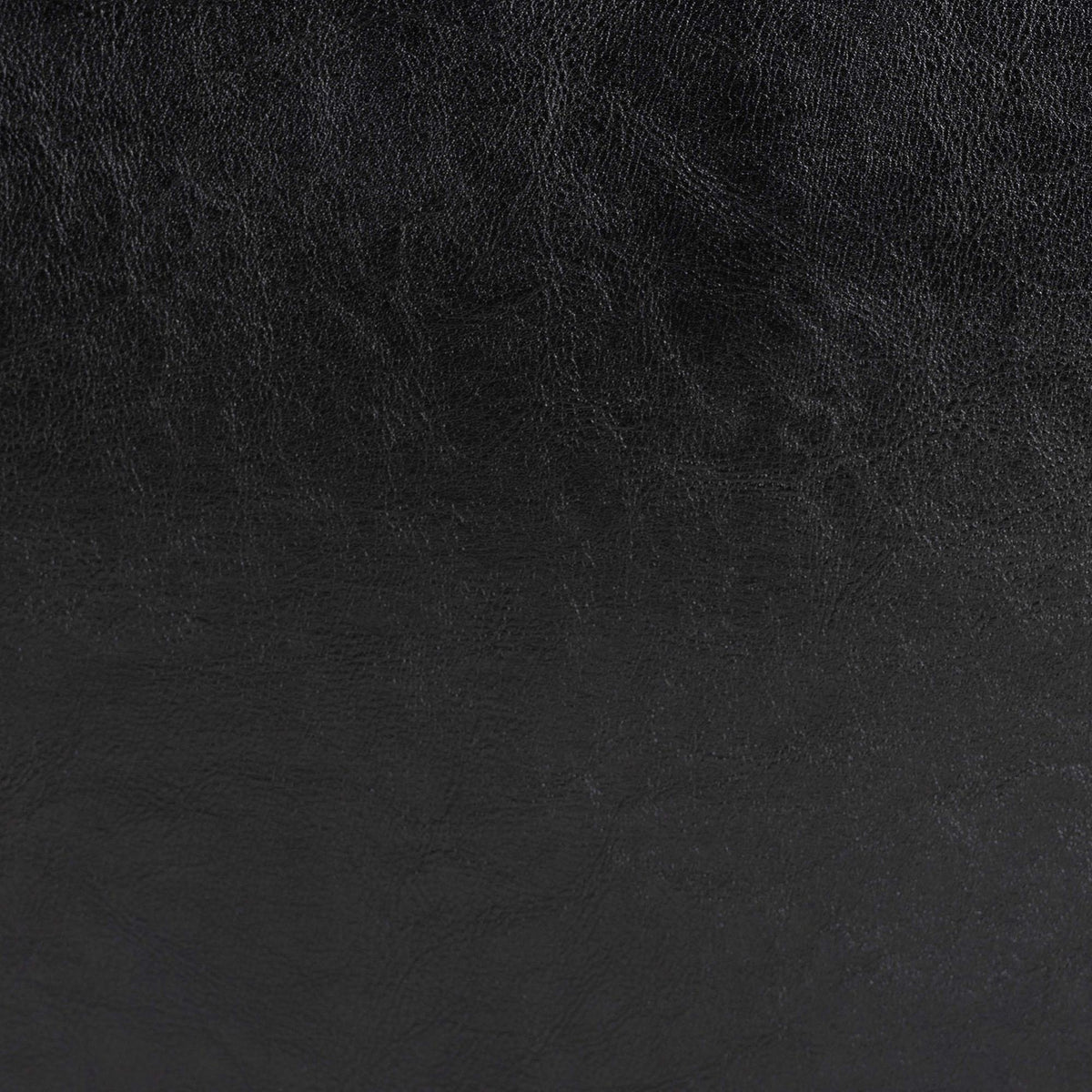 Black Faux Leather Small Storage Cube Ottoman