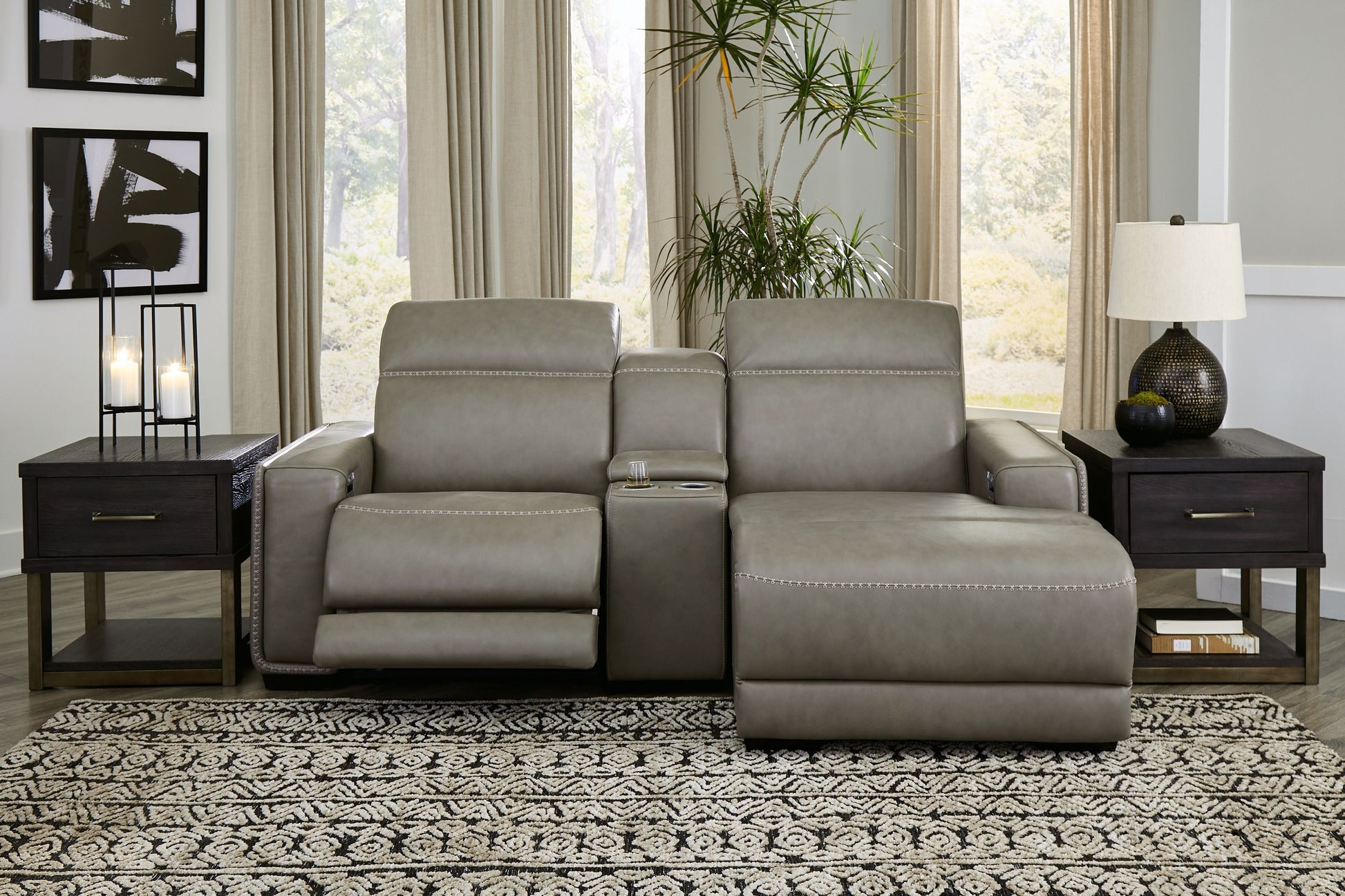 Signature Design by Ashley® Correze - Power Reclining Sectional | Meri Furniture