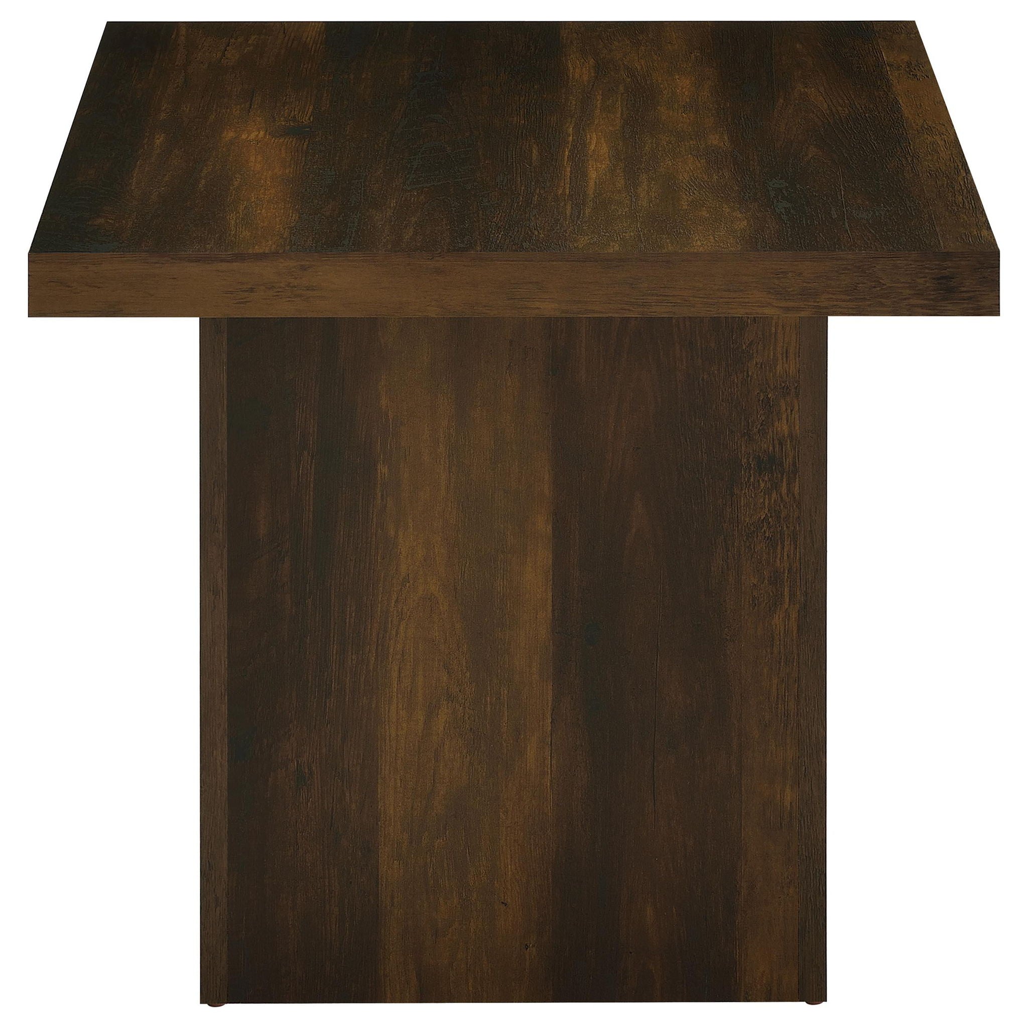 Devar 3-piece Square Coffee and End Table Set Dark Pine