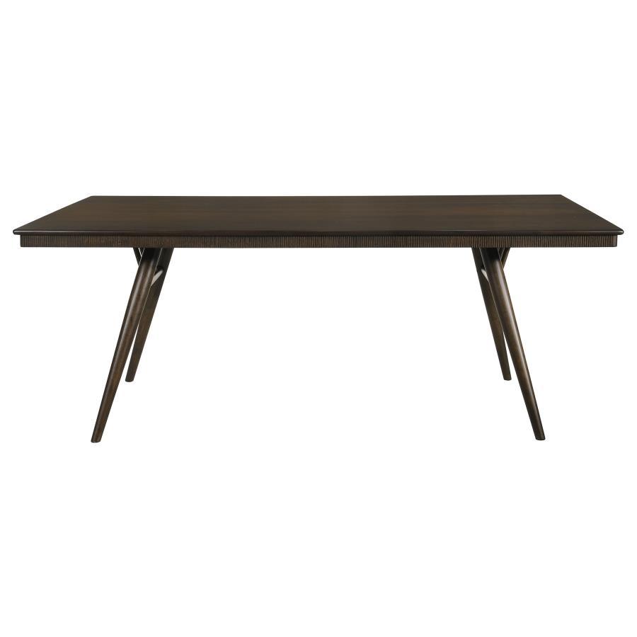 Coaster Fine Furniture Wes - Rectangular Wood Dining Table - Dark Walnut | Meri Furniture