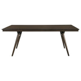 Coaster Fine Furniture Wes - Rectangular Wood Dining Table - Dark Walnut | Meri Furniture